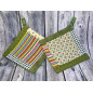 Stickdatei ITH Topflappen mit Quiltmustern 20x20