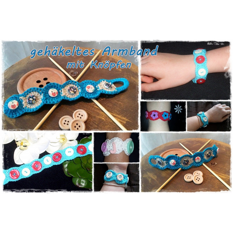 Häkelanleitung Armband