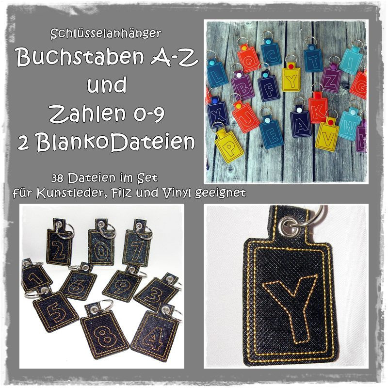 Anhänger Alphabet/ Buchstaben 10x10